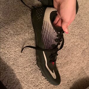 Nike Women's Black and White Rival Sprint track spikes